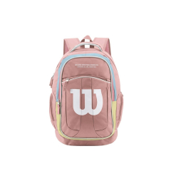 Mochila Escolar Wilson Open 18" Rosa/Celeste